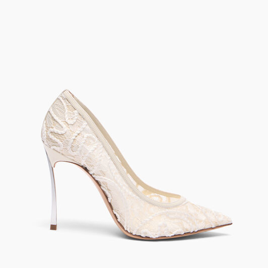 Casadei Chantilly Blade Pump Milk 1F054B100MT0577