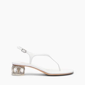 Casadei Belle Epoque Sandal White 1N253B0301C2971
