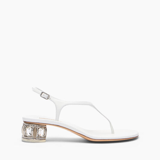 Casadei Belle Epoque Sandal White 1N253B0301C2971