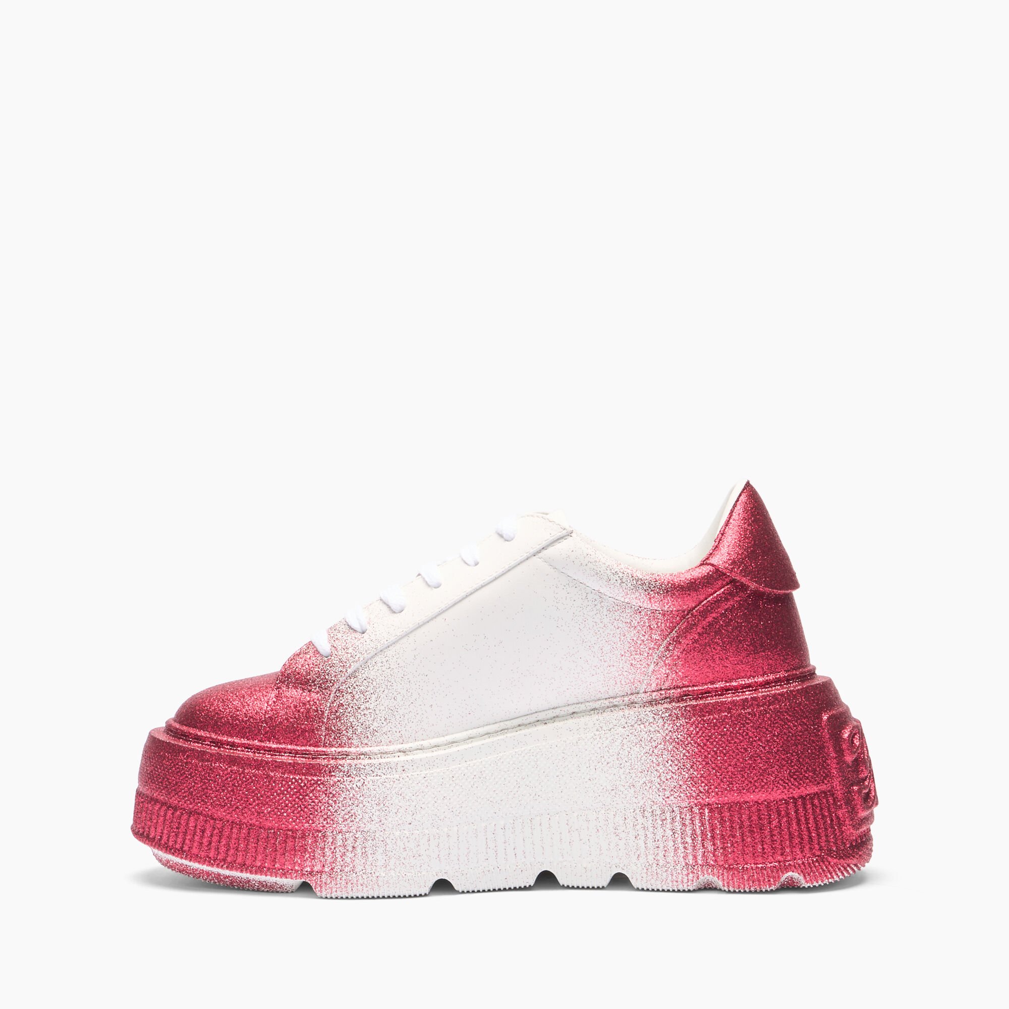 Casadei Nexus Salento Reflex Sneakers White and Pink 2X045J0701C2691