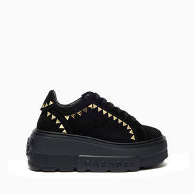 Casadei Nexus Divine Sneaker Gold Black 2X090A070NC2911