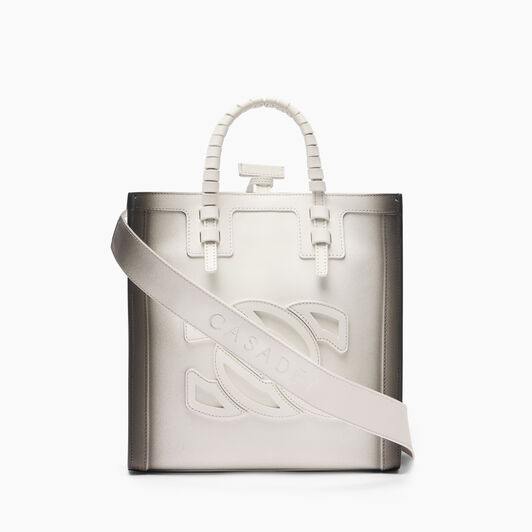 Casadei Mini Beaurivage Shade Bag White and Black 3W464J0000BVSHD