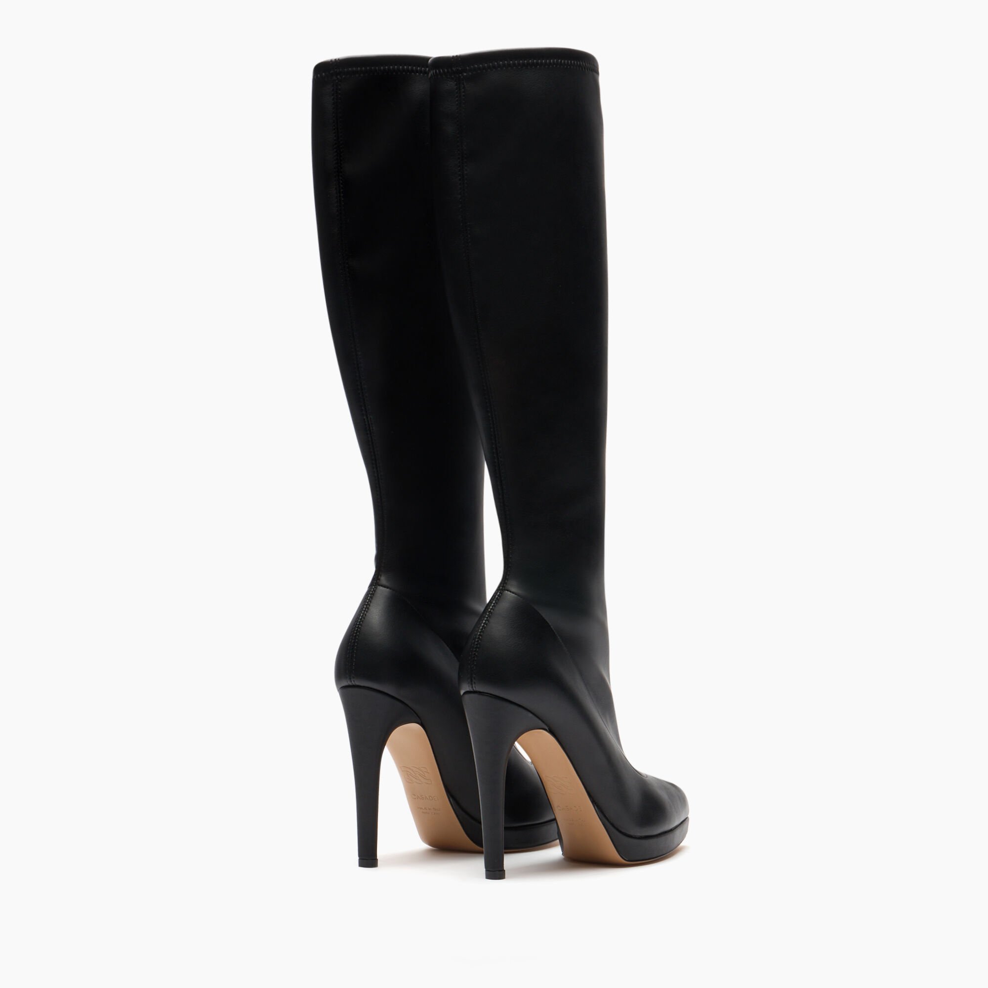 Casadei Michelle To The Knee Boot Black 1S335Y1001LABBB