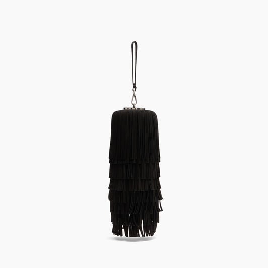Casadei Pon Pon Bag Black 3W482A0000PONND Casadei Pon Pon Bag Black 3W482A0000PONND