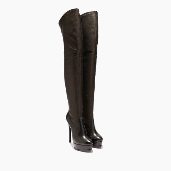Casadei Flora Over The Knee Black 1T831E1401T0053 Casadei Flora Over The Knee Black 1T831E1401T0053