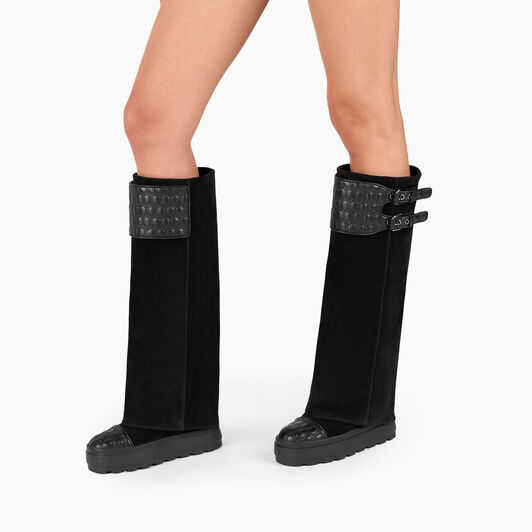  Maison Lab Double Face Suede Boots Black 2S356Y080NC2573