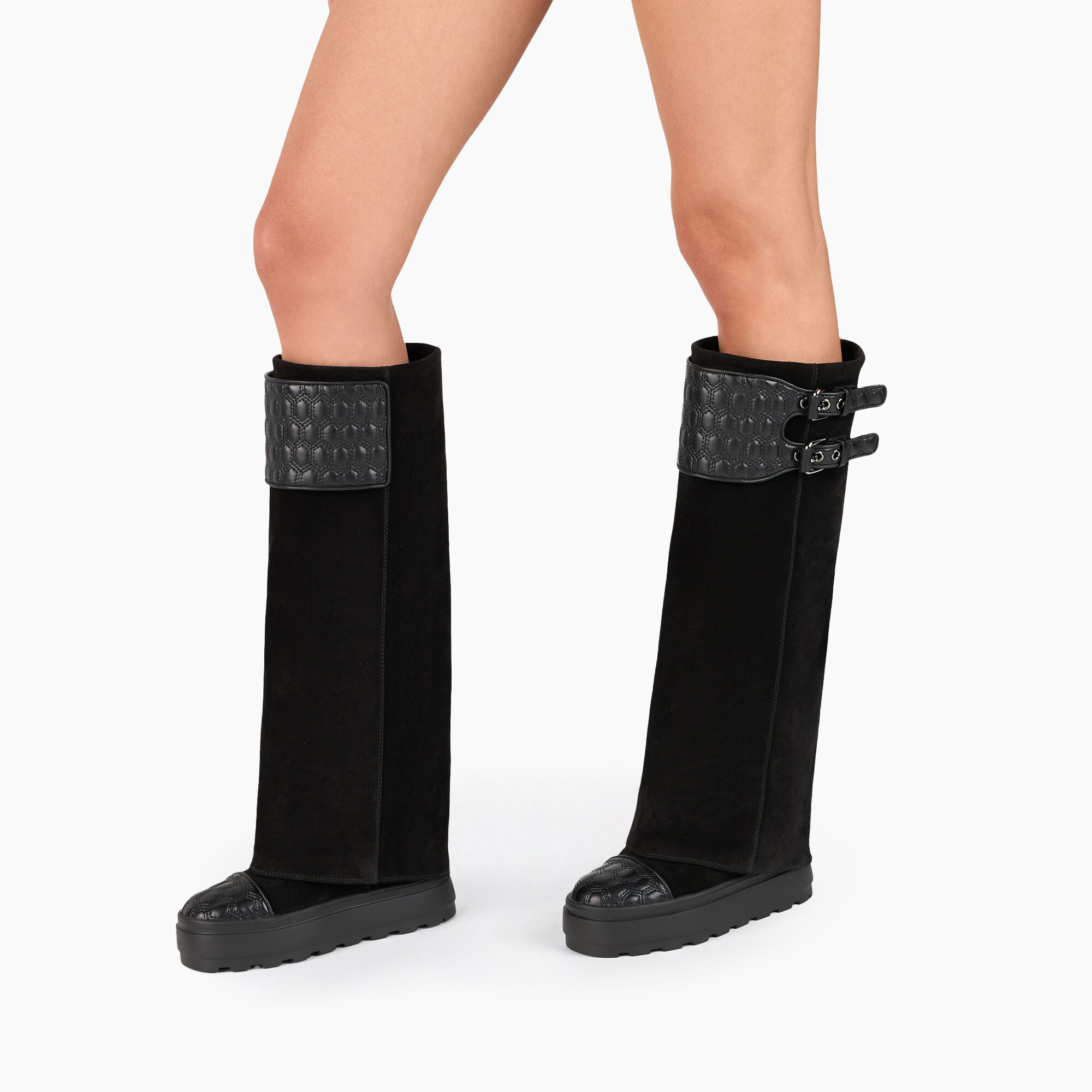  Maison Lab Double Face Suede Boots Black 2S356Y080NC2573