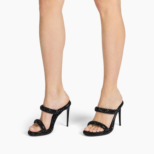 Casadei Sirio Mule Black, black 1M508B100HC2958 Casadei Sirio Mule Black, black 1M508B100HC2958