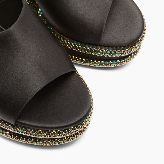 Casadei Olympo Wedges Black 1M423J0801C2661