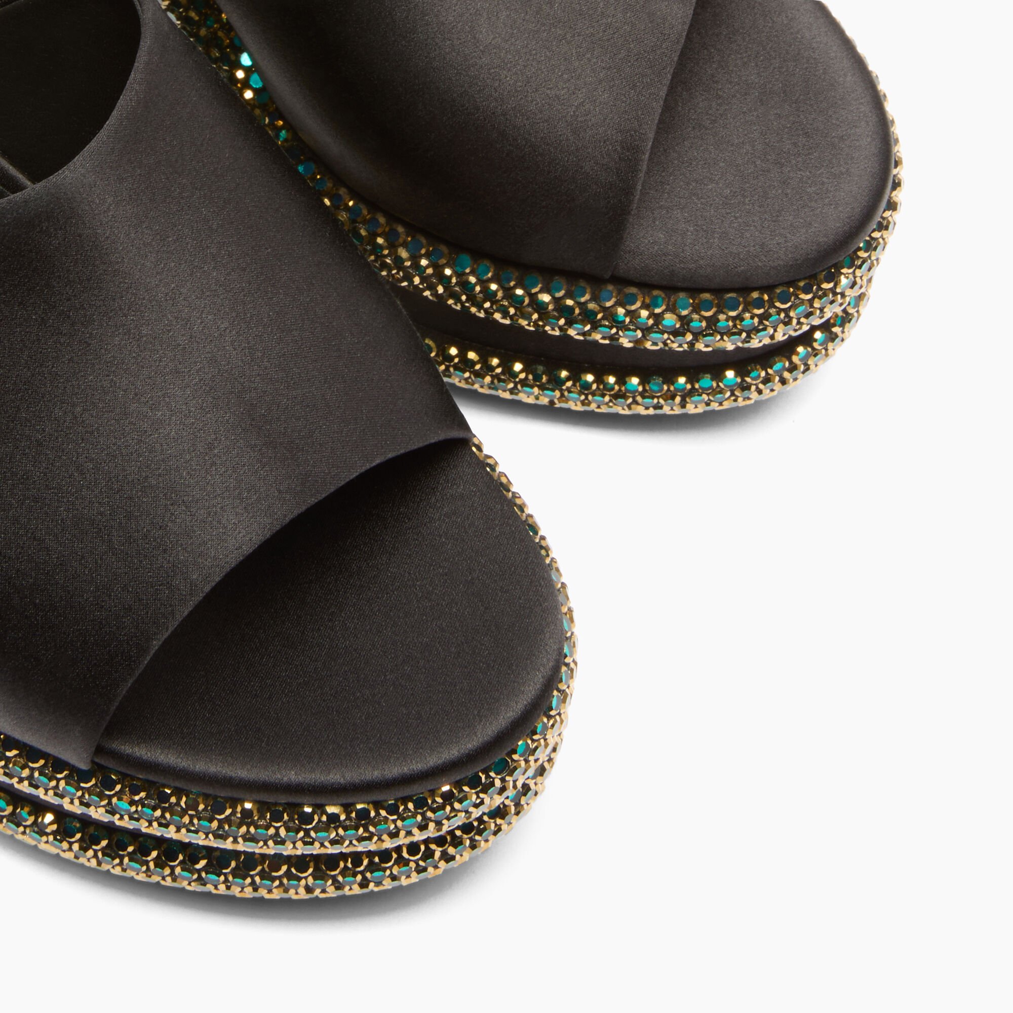 Casadei Olympo Wedges Black 1M423J0801C2661