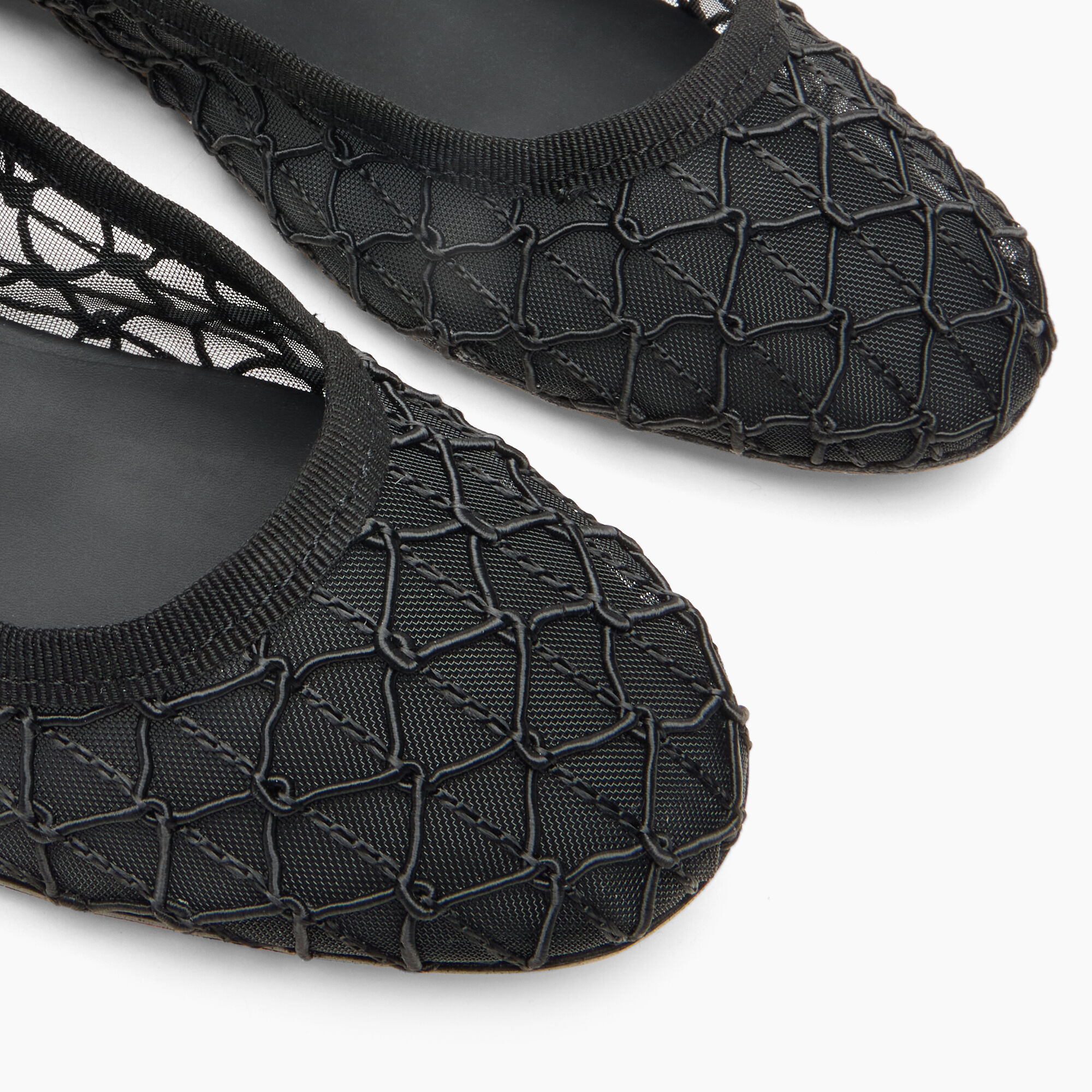 Casadei Sifnos Ballerina Flat Schwarz 1A304B0101C2956