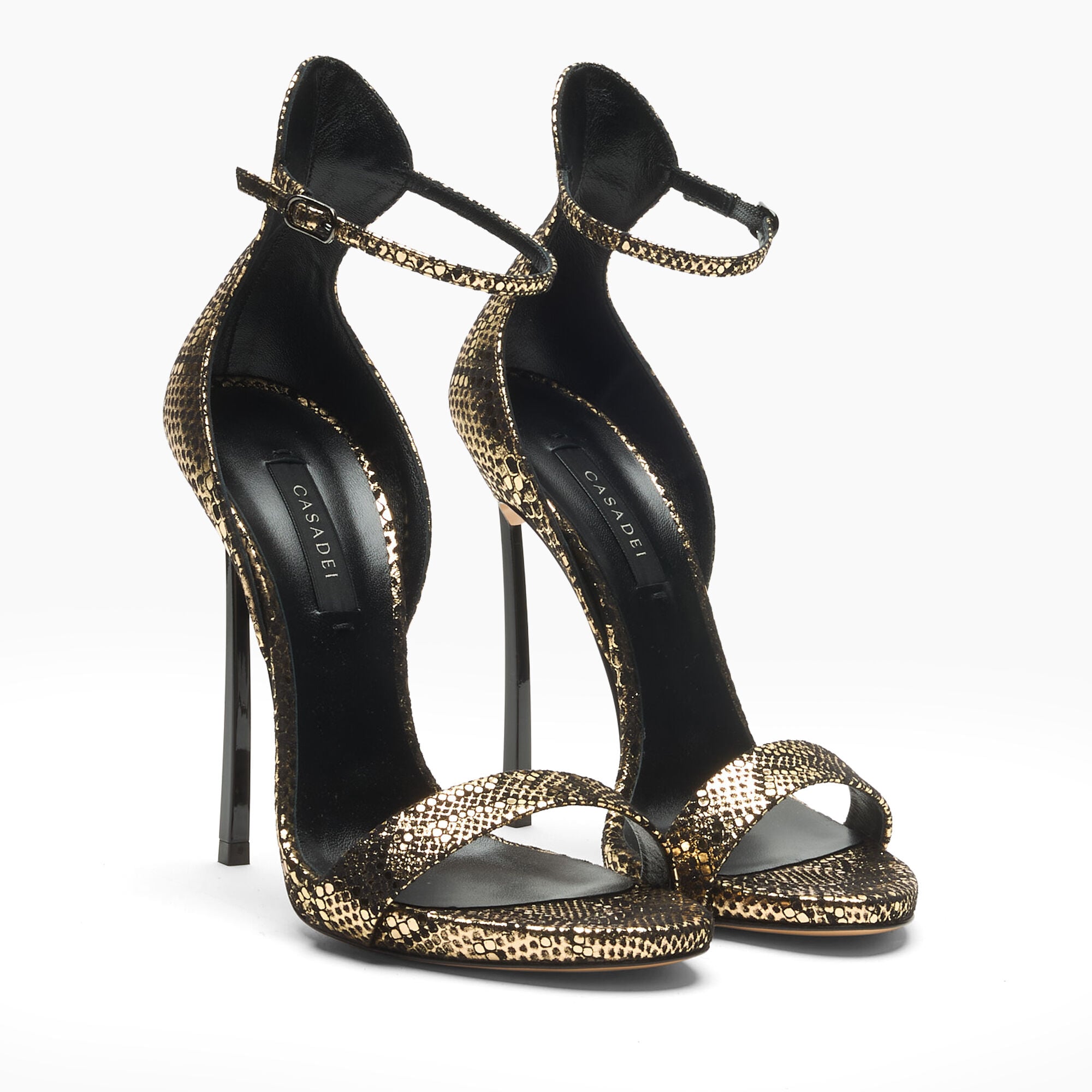 Casadei Cappa Blade Goldfinger Sandal Goldfinger 1LG50D125TGLDFG Casadei Cappa Blade Goldfinger Sandal Goldfinger 1LG50D125TGLDFG