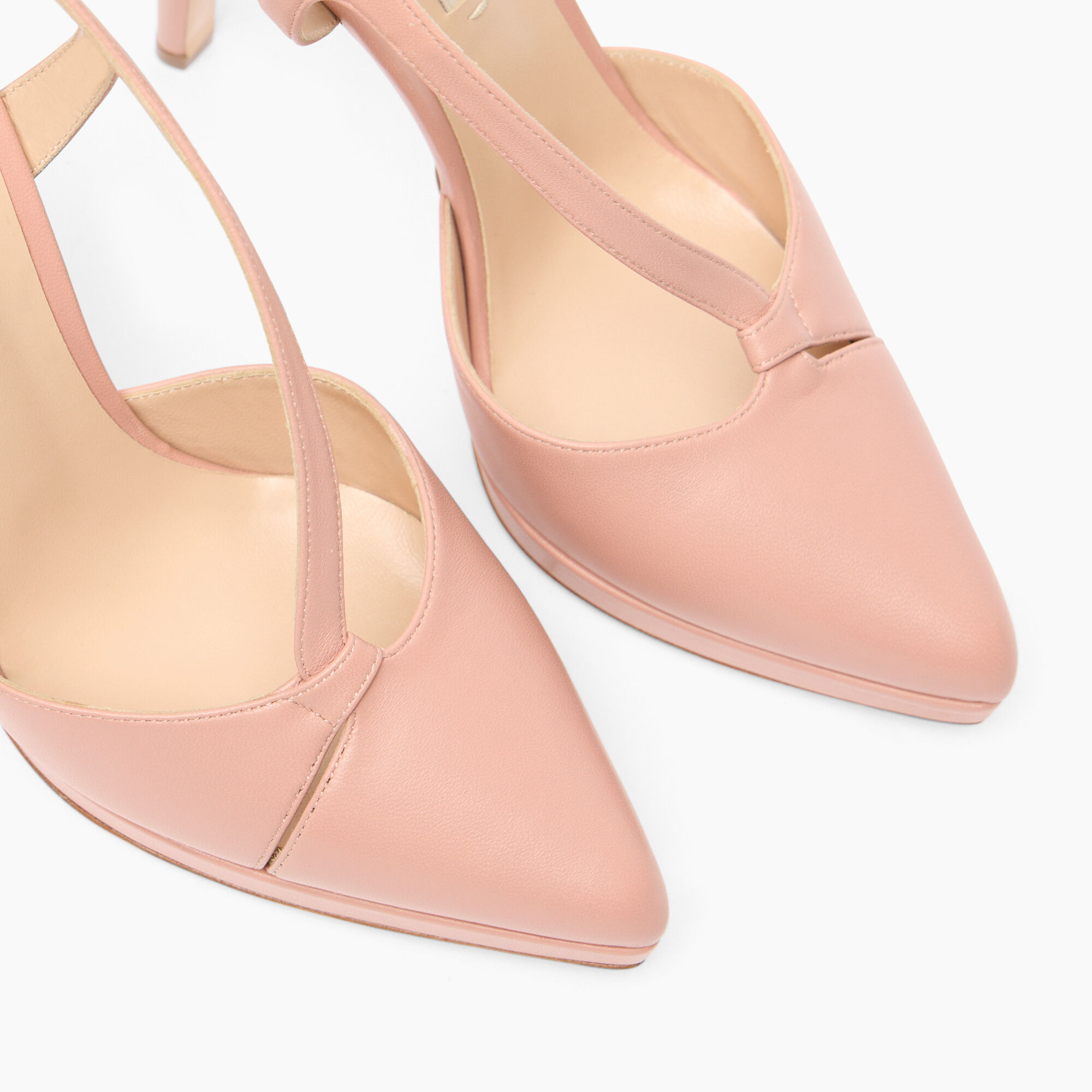 Casadei Michelle Leather Slingbacks Rosè 1G644J1001MINOR