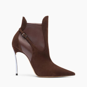 Casadei Blade Double Ankle Boots Cocoa 1S343Y1201C2180