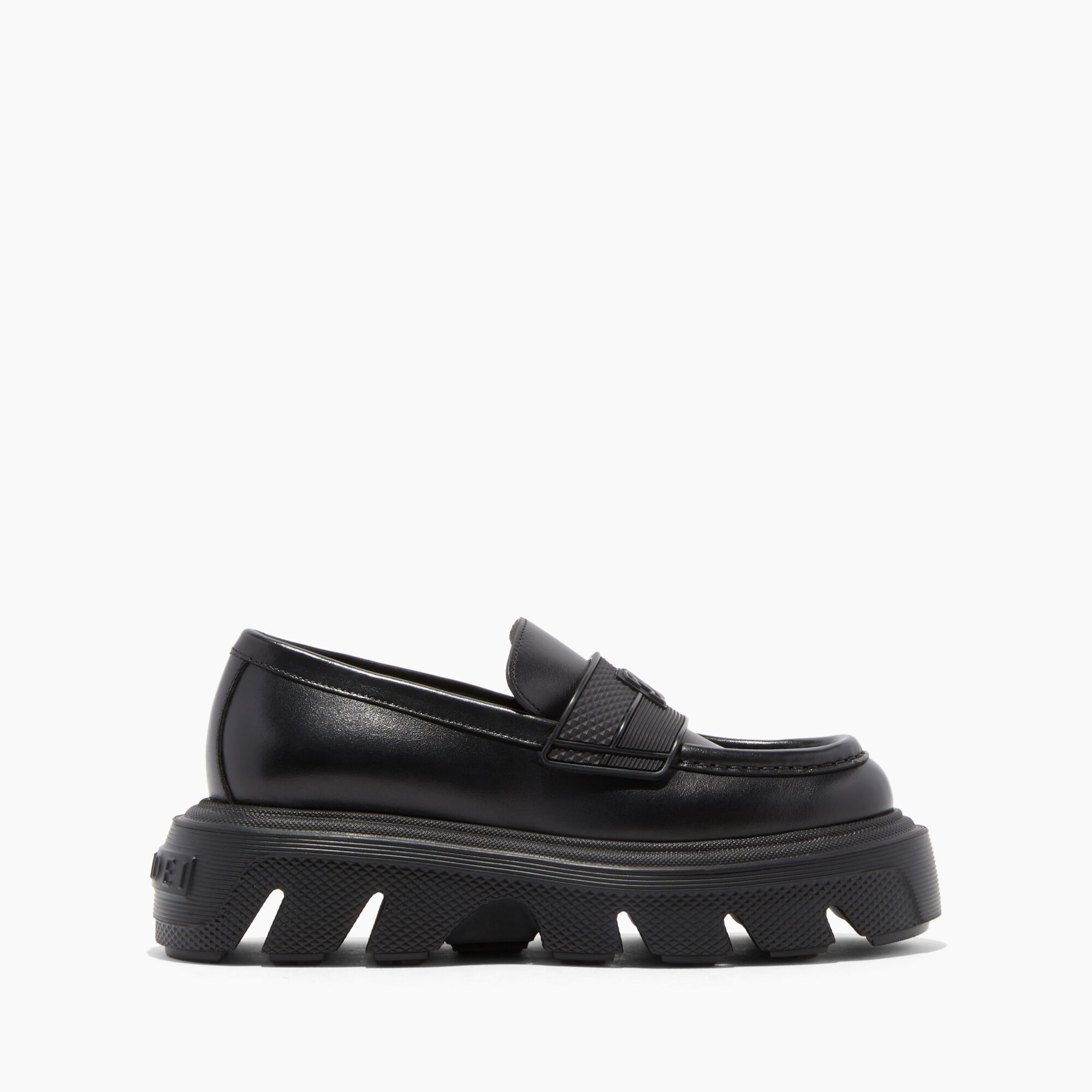 Casadei Generation C Leather Loafer Black 2D243W040NC1063