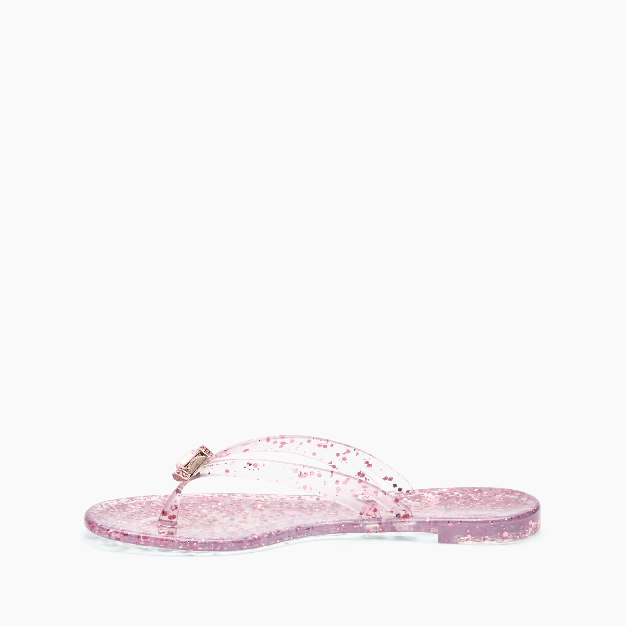 Casadei Jelly Glitter Flip Flops Ice and Baby 2Y255J0101BHGLT