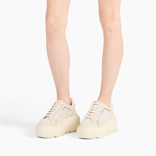 Casadei Nexus Divine Sneaker Yogurt Gold 2X090A0701C2914