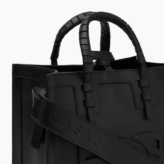 Casadei Ale Leather Bag Black 3W383W0000LOVEC Casadei Ale Leather Bag Black 3W383W0000LOVEC