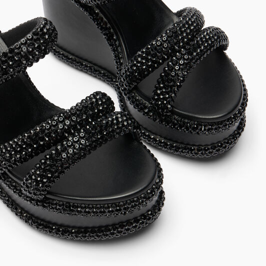 Casadei Sirio Wedge Black, black 1M505B0801C2958