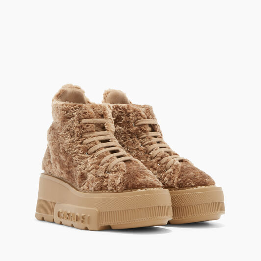 Casadei Nexus Senales Faux Fur Caramel 2X976W0701C2187