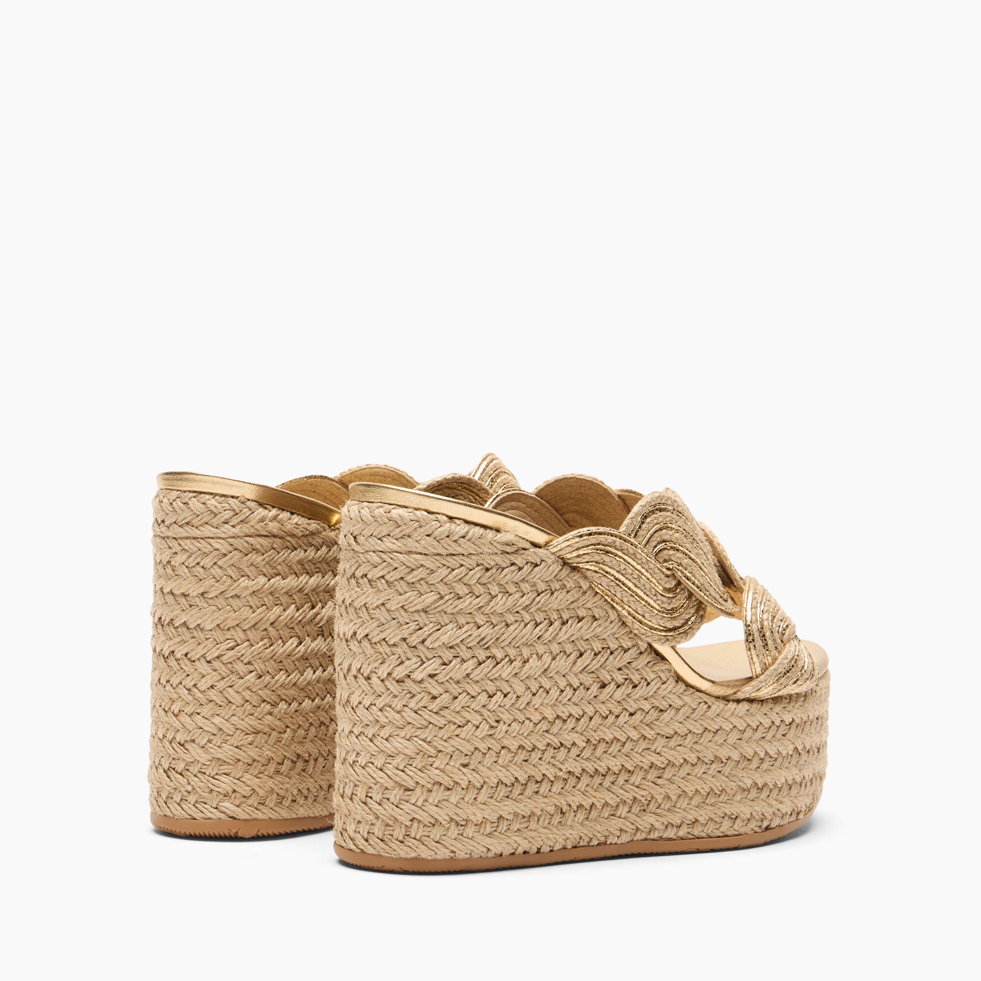 Casadei Thaiti Wedge Gold 1M570B0801TAHTI