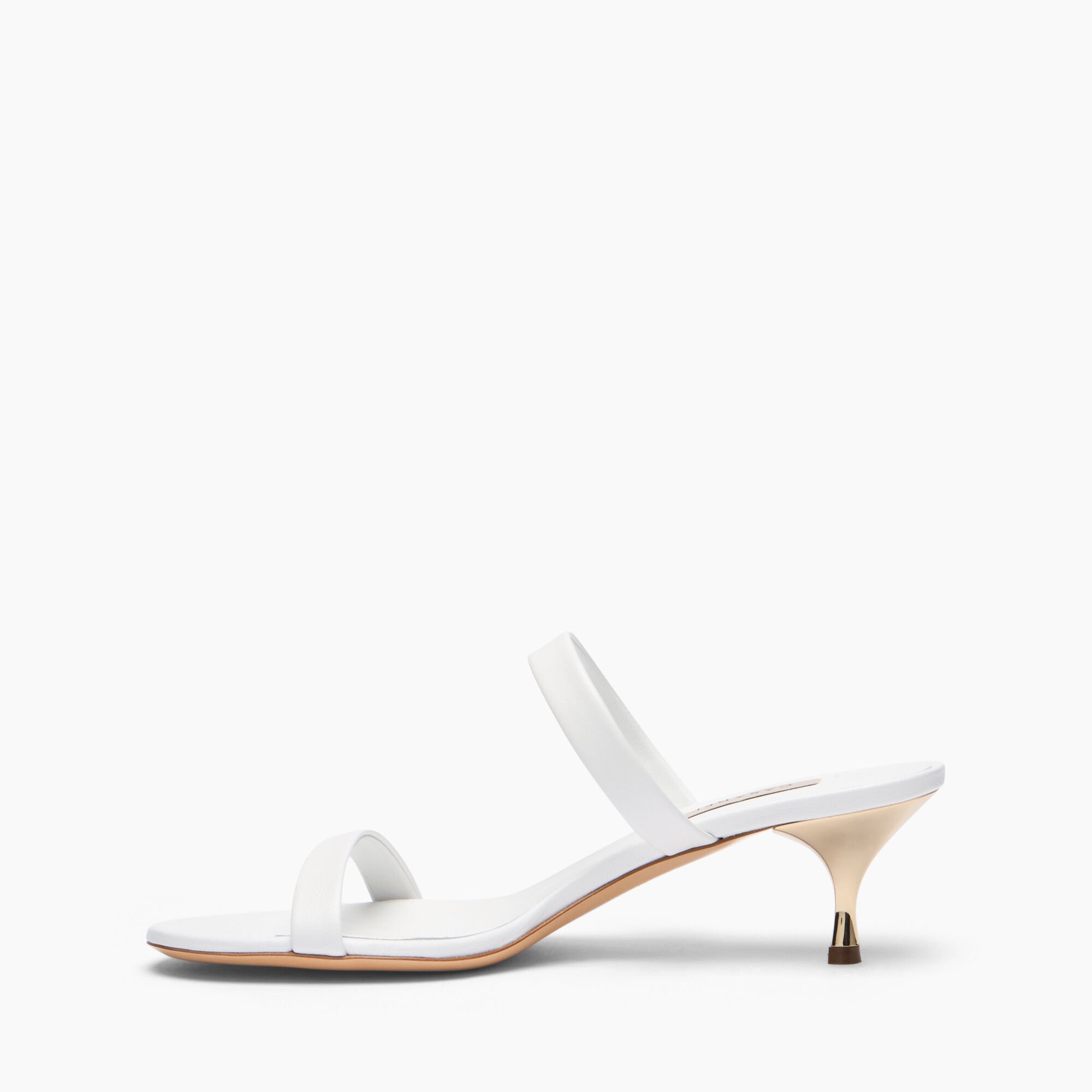 Casadei Chic Julia Kitten Mule White 1M550B0501C3024