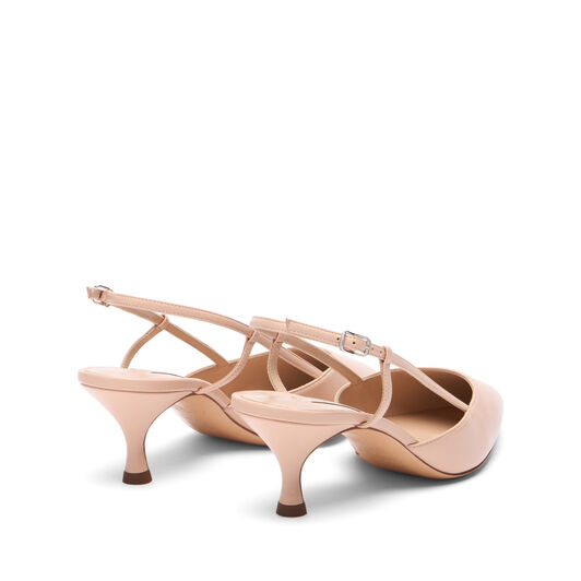 Casadei Julia Bride Arrière En Cuir Powder 1G621J0501MINOR Casadei Julia Bride Arrière En Cuir Powder 1G621J0501MINOR