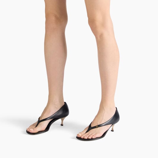 Casadei Chic Julia Kitten Sandal Black 1H079B0501C3029