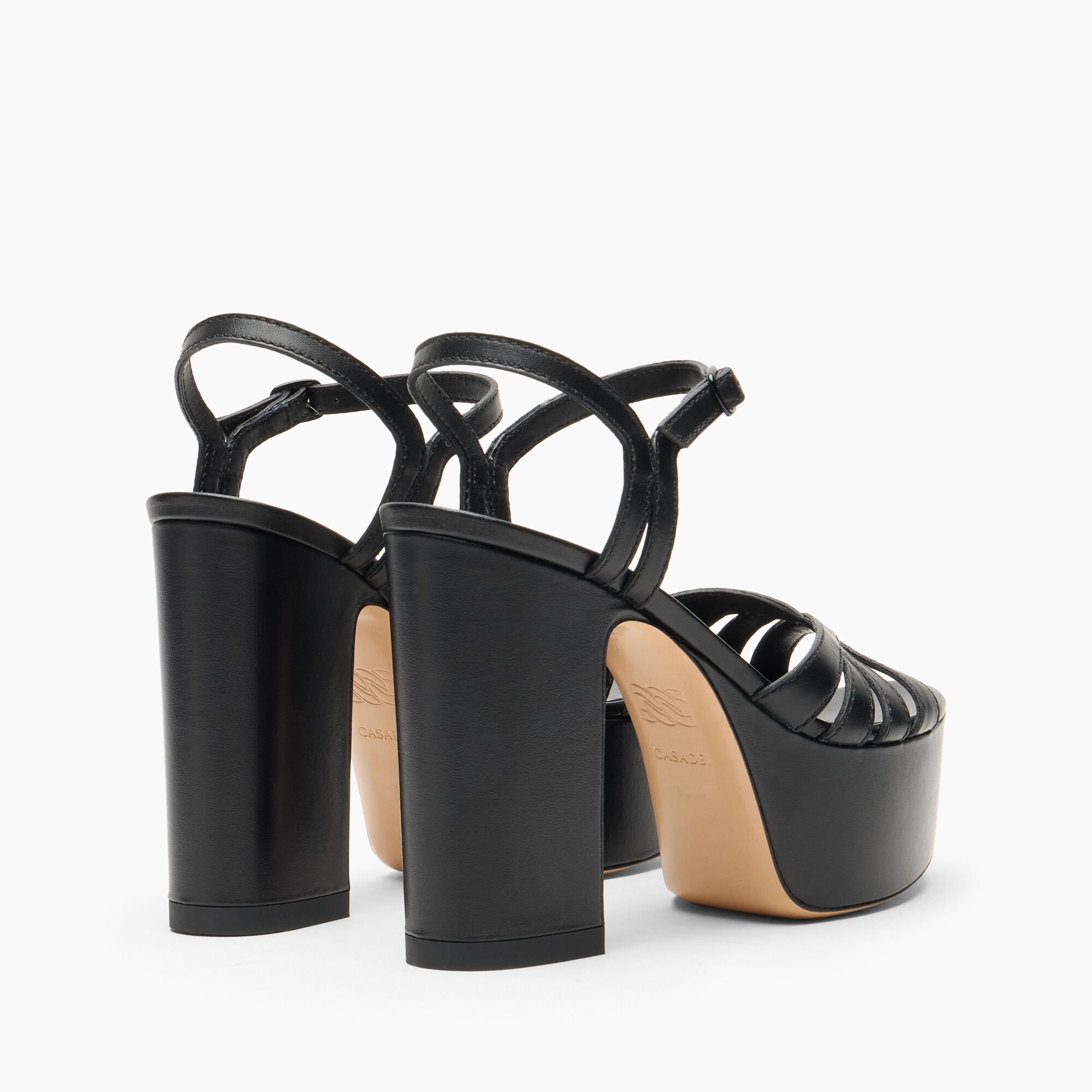 Casadei Elsa Plateauschuhe Schwarz 1L462B1201FLORE