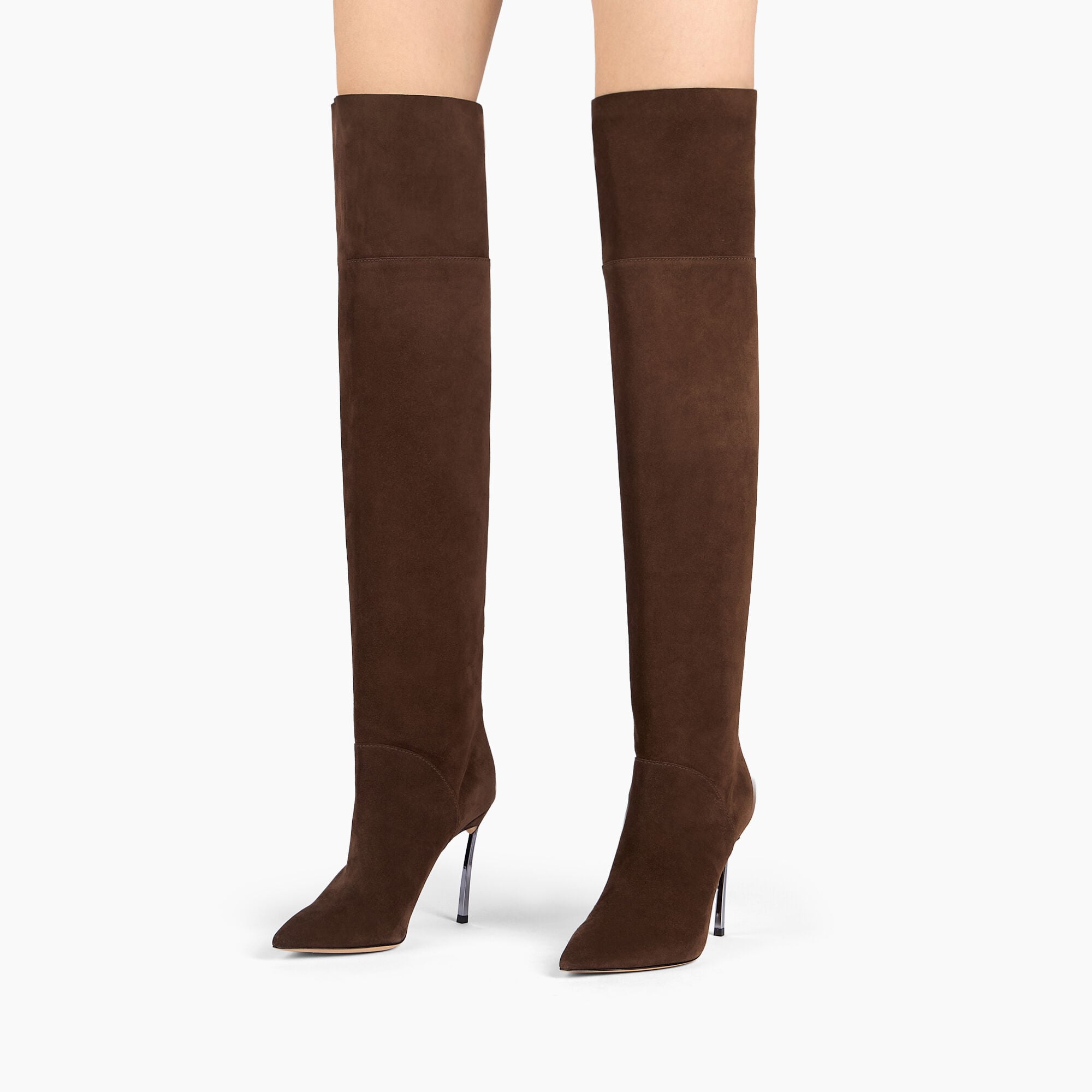 Casadei Blade Corsaro Over The Knee Cacao 1T076A100MC1832