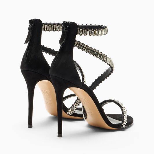 Casadei Sandalo Julia Heaven Black+Dark Silver 1L491C1001T0596 Casadei Sandalo Julia Heaven Black+Dark Silver 1L491C1001T0596