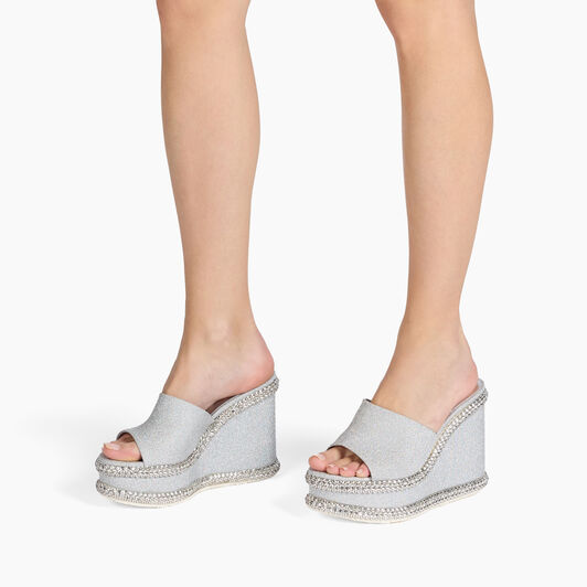 Casadei Sirio Wedge Silver, silver 1M506B0801C2960