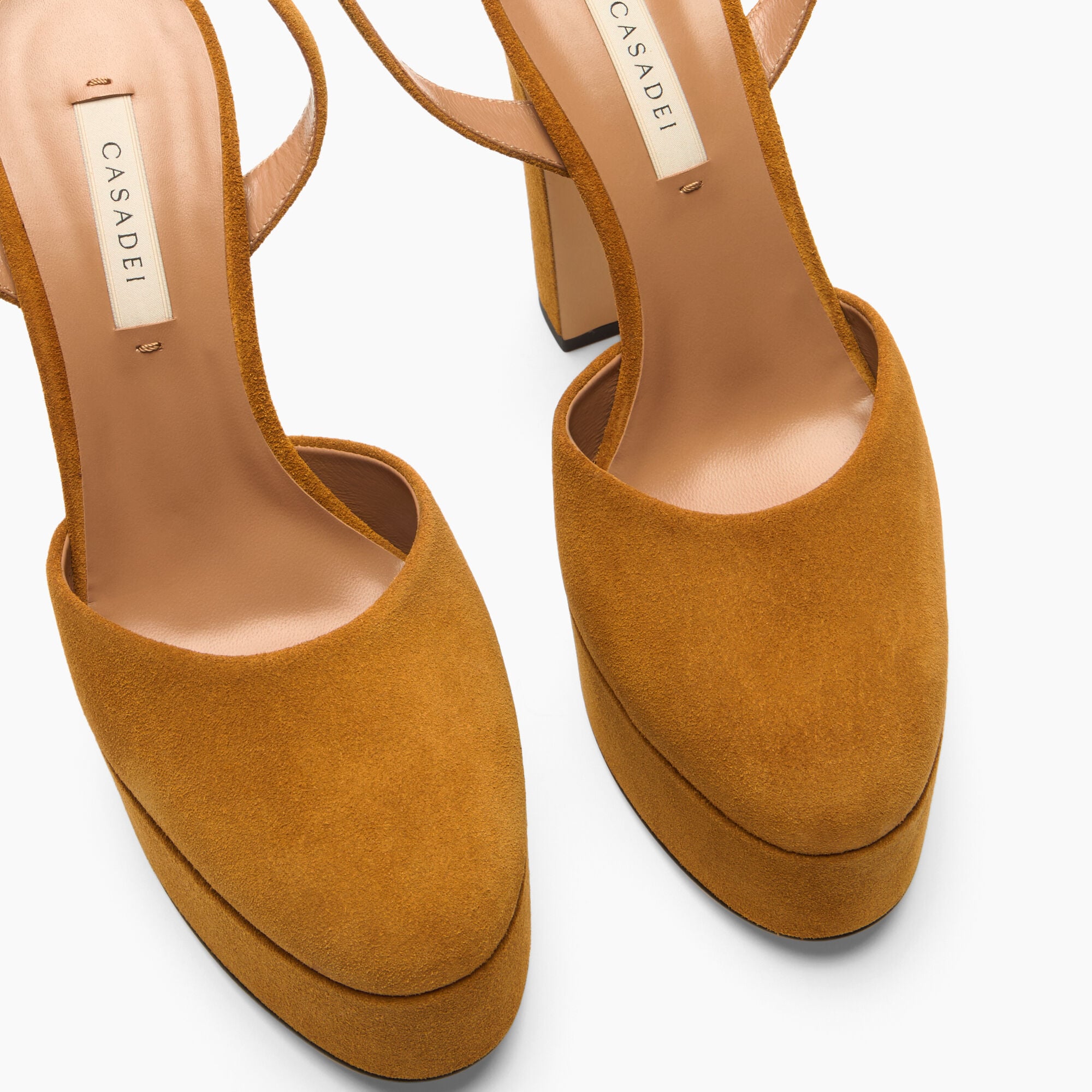 Casadei Patty Platform Renna Sandal Saffron 1G688C1301RENNA Casadei Patty Platform Renna Sandal Saffron 1G688C1301RENNA