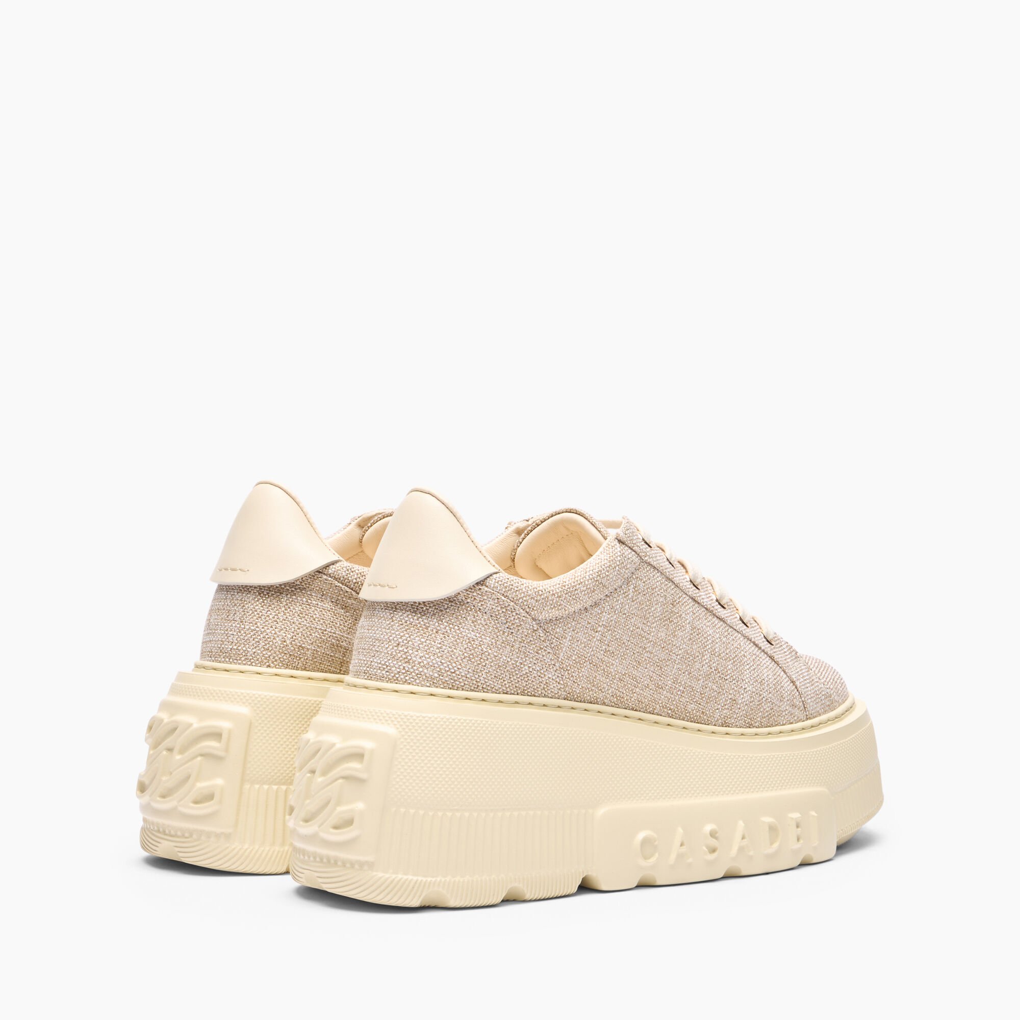 Casadei Nexus Jutalux Sneakers Gold and Milk 2X041J0701C2671