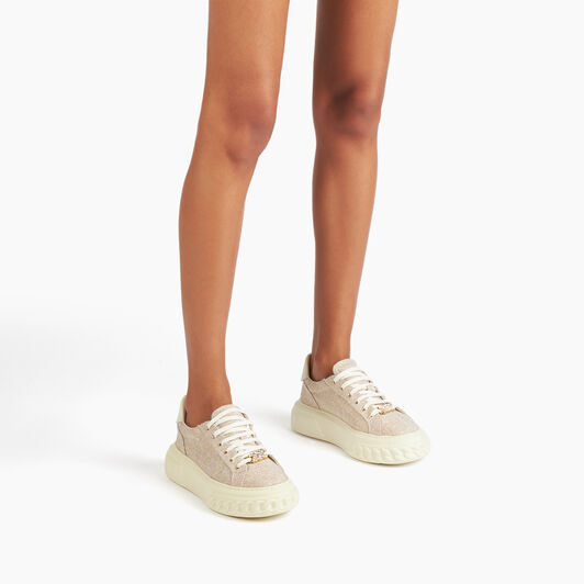 Casadei Off Road Jutalux Sneakers Gold and Milk 2X051J0201C2671