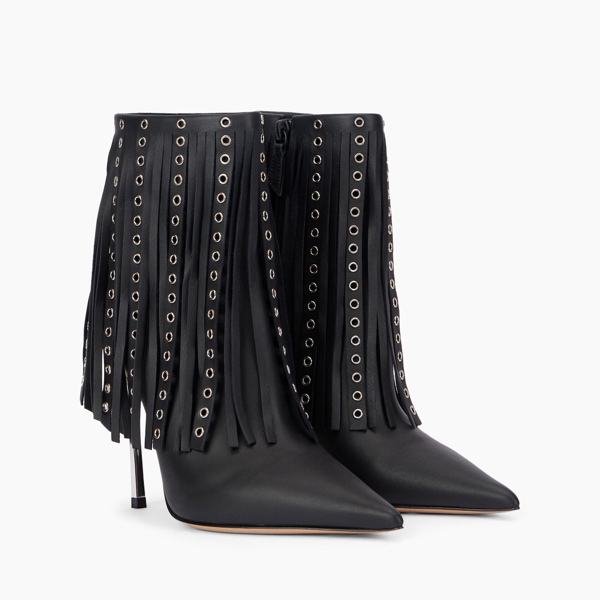Casadei Debby Superblade Ankle Boots Black 1R490Y100MC2553