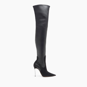 Casadei Blade Double Over the Knee Black 2S321Y040NLOVEC