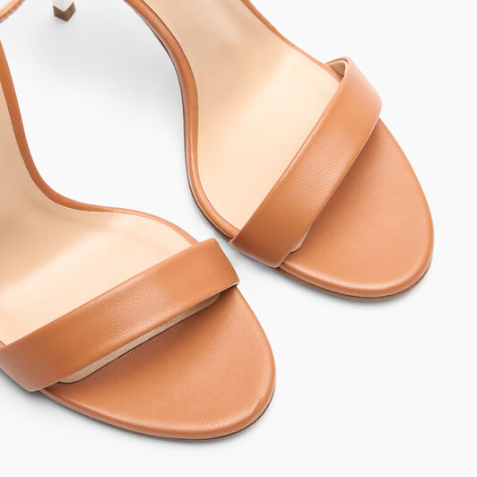 Casadei Marta Leather Sandals Caramel 1L165W100MC2015