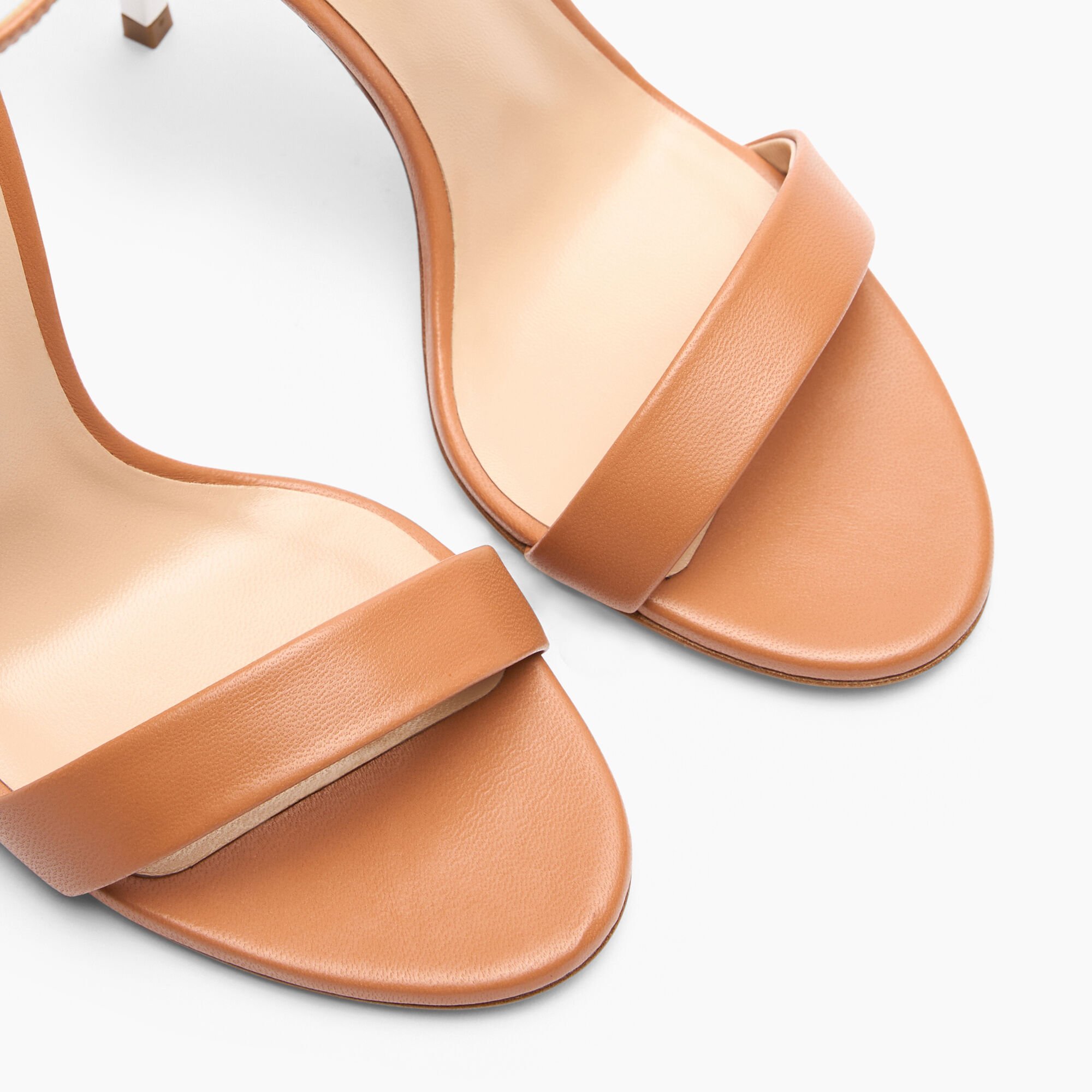 Casadei Marta Leather Sandals Caramel 1L165W100MC2015