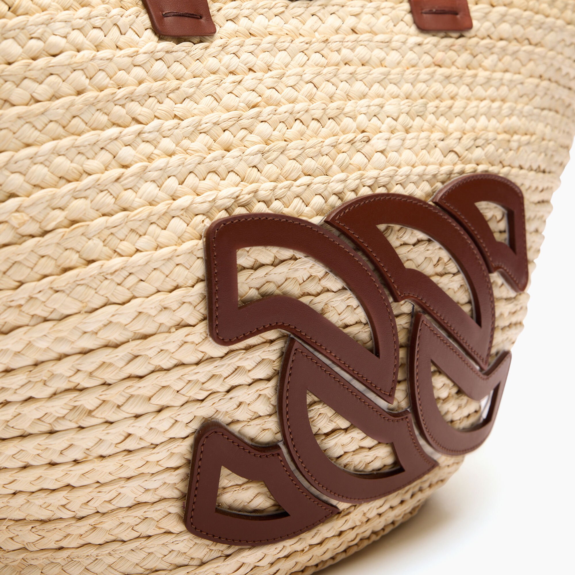 Casadei Panarea Bag Natur and Rum 3W432X0000PANAR