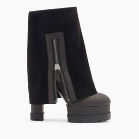 Casadei Nancy Reversable Suede Boots Black 2S321Y040NLOVEC