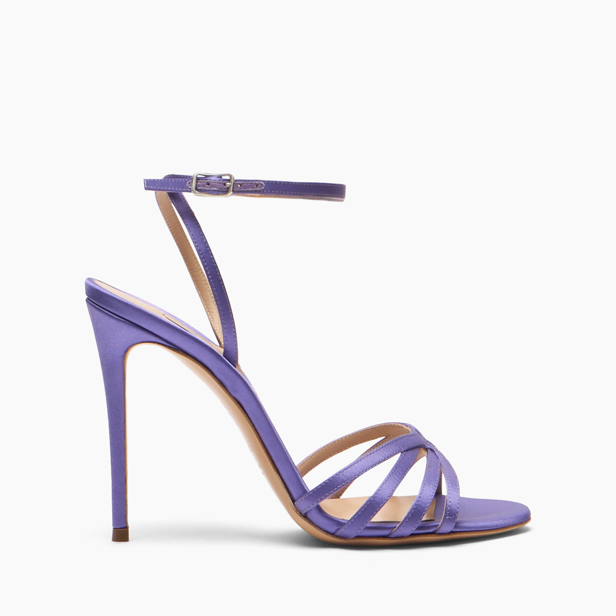 Julia Satin Sandal in Lavender for Women | Casadei®
