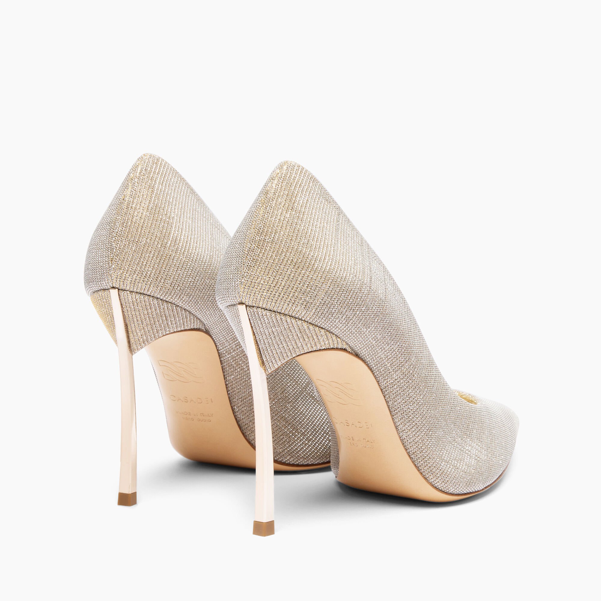 Casadei Blade Pump Platinum 1F915W100MTRINI
