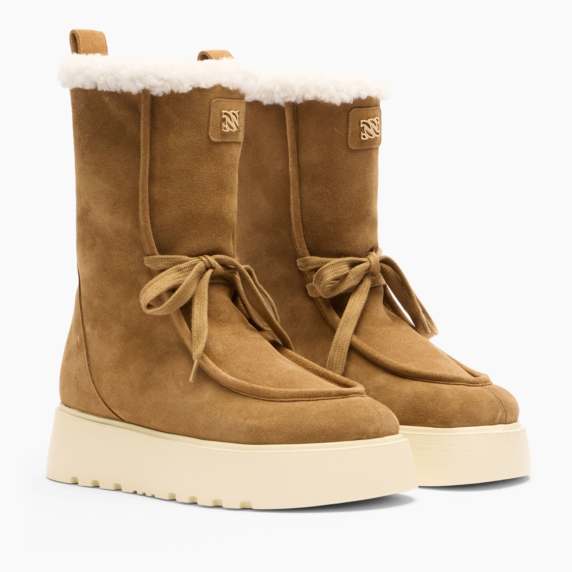Casadei Ale Velour High Boots Brandy 2R524A0411VELOU