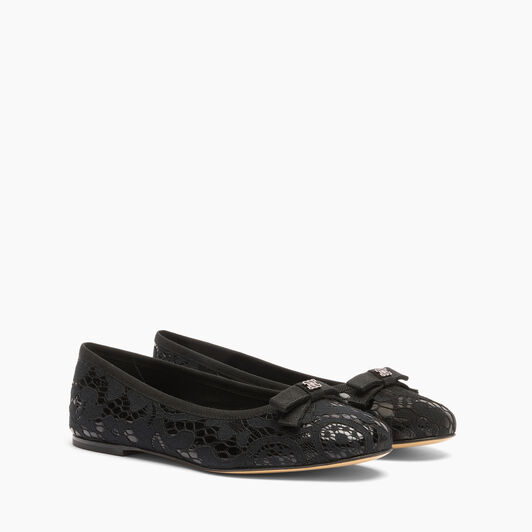 Casadei Liberty Ballet Flats Black 1A291A0101C2867 Casadei Liberty Ballet Flats Black 1A291A0101C2867