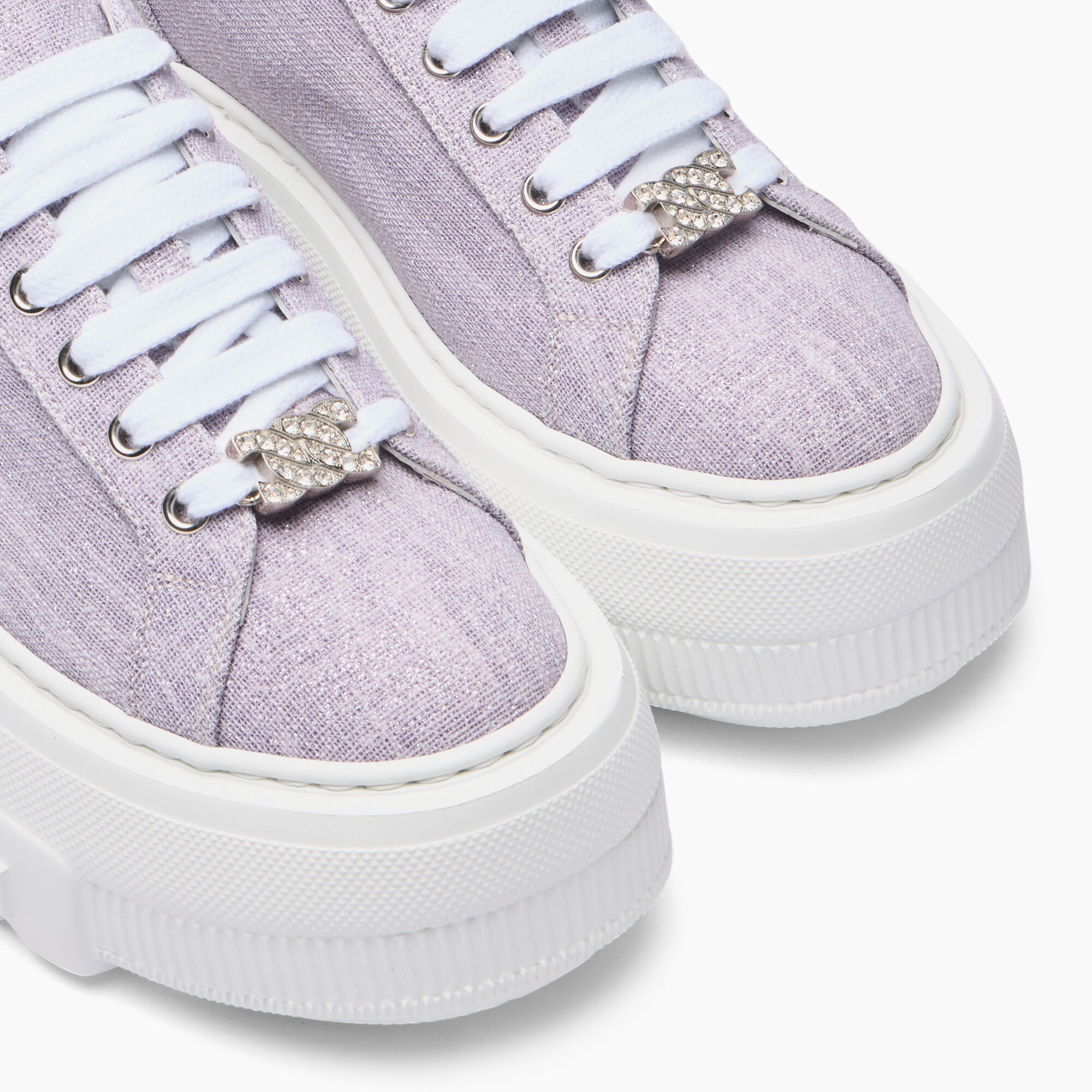 靴 csaha123 Nexus Cassiopea Sneaker in Lavander, white for Women | Casadei®