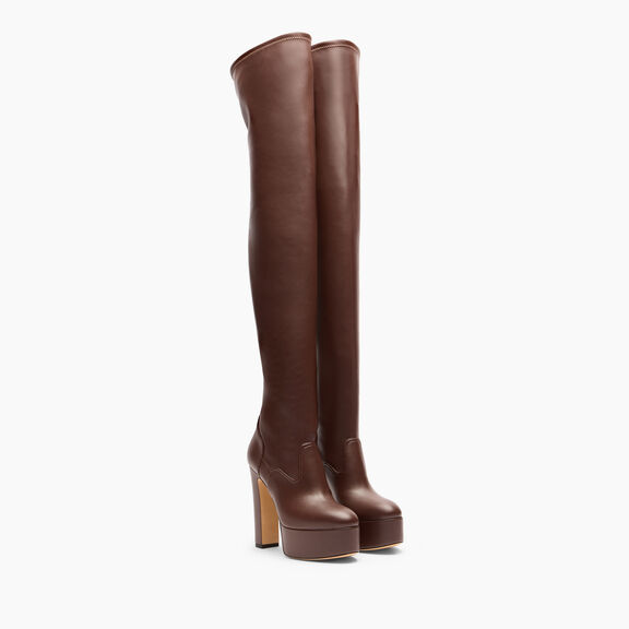 Casadei بوت باتي فوق الركبة Sella 1T084A1301LAABD Casadei بوت باتي فوق الركبة Sella 1T084A1301LAABD