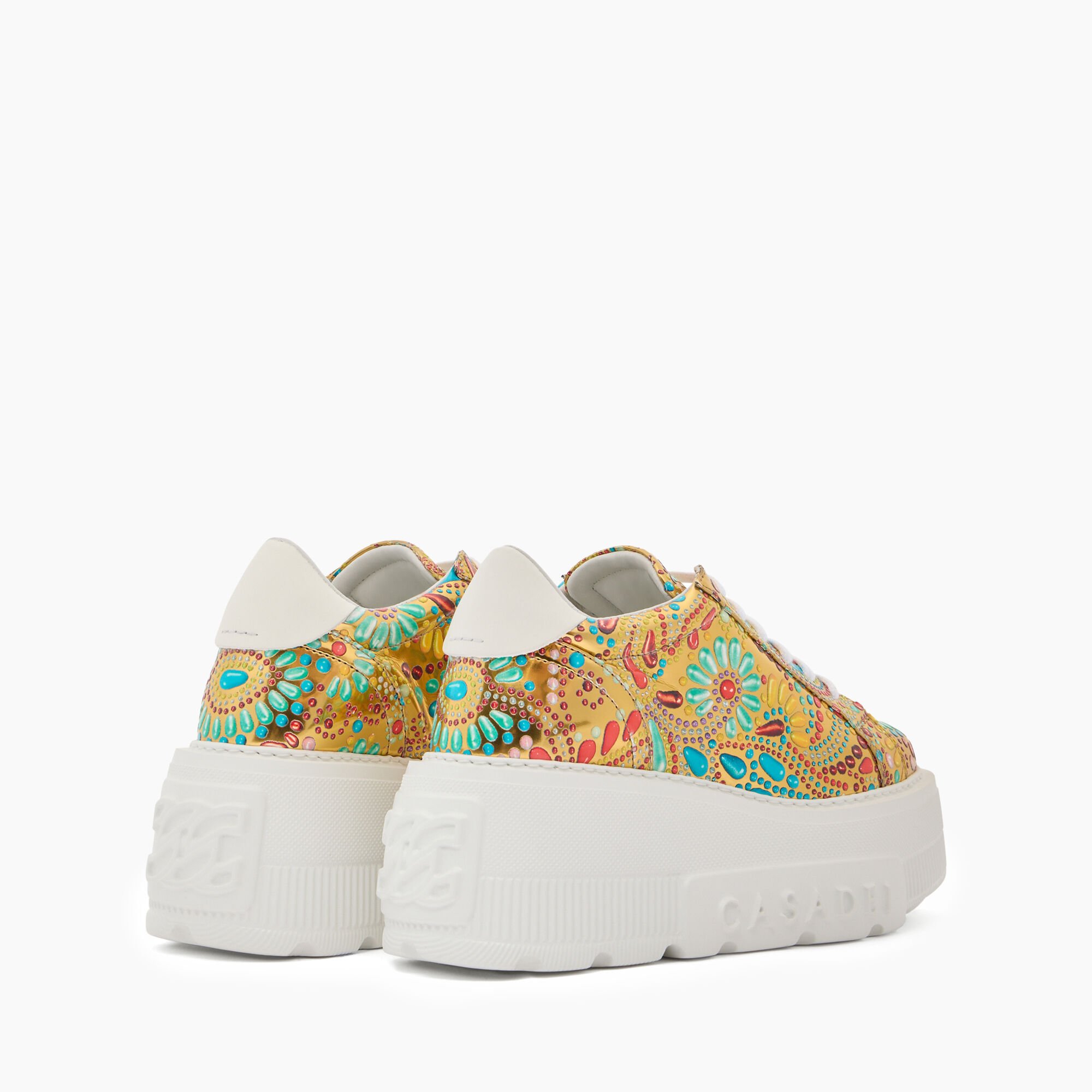 Casadei Nexus Nuggets Sneakers Gold 2X055J0701NUGGE