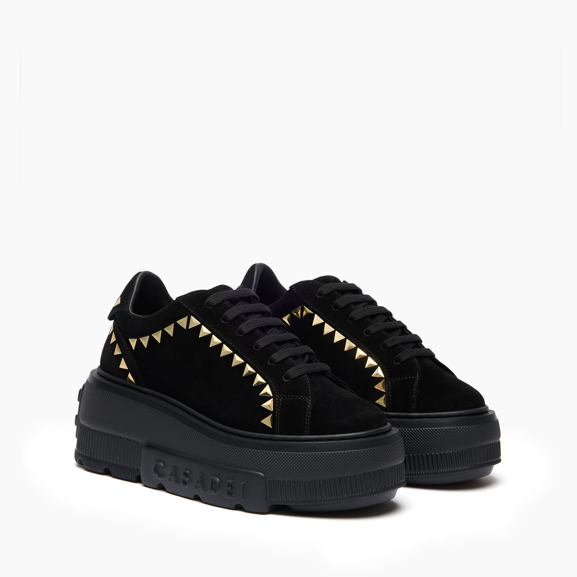 Casadei Nexus Divine Sneaker Gold Black 2X090A070NC2911