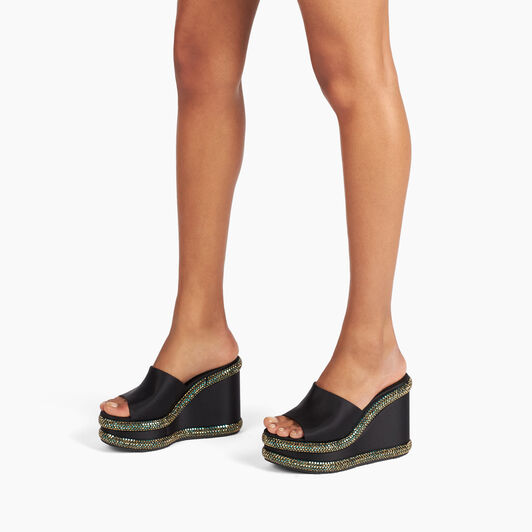 Casadei Olympo Wedges Black 1M423J0801C2661